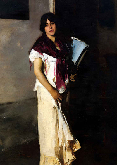 A Venetian Woman Art Print 1882 Painting by John Singer Sargent (6 Sizes)