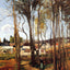 A Village Through the Trees Art Print 1868 by Camille Pissarro (6 Sizes)