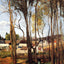 A Village Through the Trees Art Print 1868 by Camille Pissarro (6 Sizes)