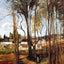 A Village Through the Trees painting by Camille Pissarro (1868)