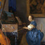 A Young Woman Seated at a Virginal 1672 Art Print (6 Sizes) - Archival Paper