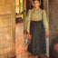 A Young Maid Fine Art Print 1896 Painting by Camille Pissarro (6 Sizes)