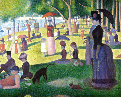 A Sunday Afternoon on the Island of La Grande Jatte Georges Seurat 8x10" Print