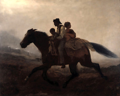 A Ride for Liberty Fugitive Slaves Painting Eastman Johnson 8x10" Print