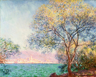 Antibes in the Morning Painting by Claude Monet 8x10" Art Print