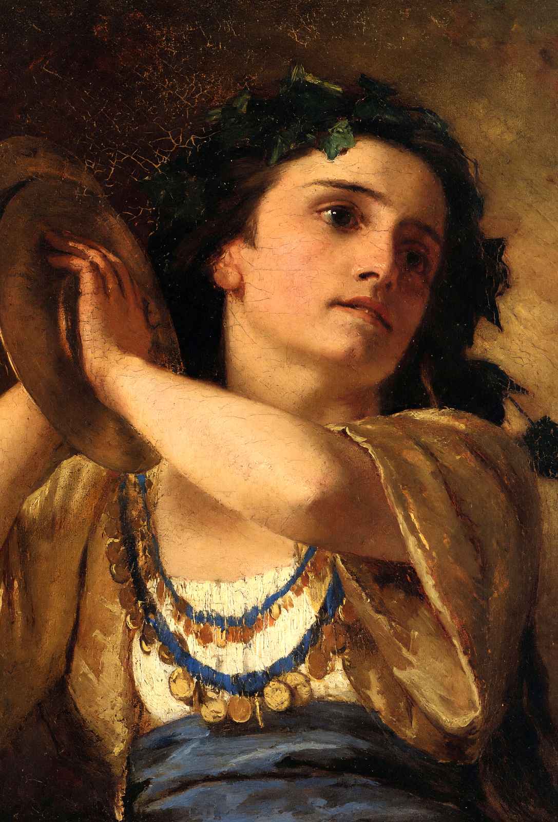 Bacchante Art Print 1872 Painting by Mary Cassatt (6 Sizes) - High Quality