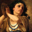 Bacchante painting by Mary Cassatt (1872)