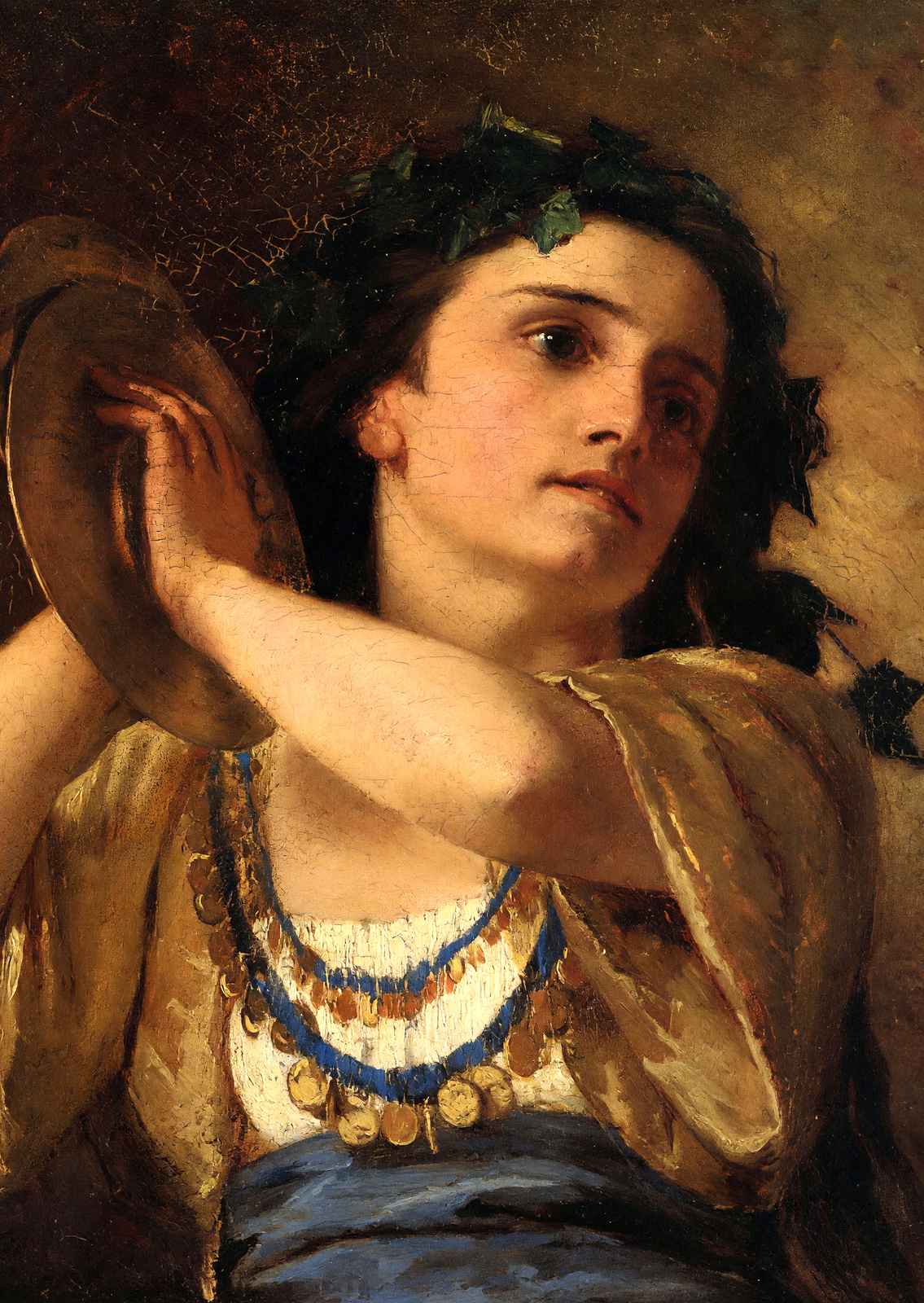 Bacchante Art Print 1872 Painting by Mary Cassatt (6 Sizes) - High Quality