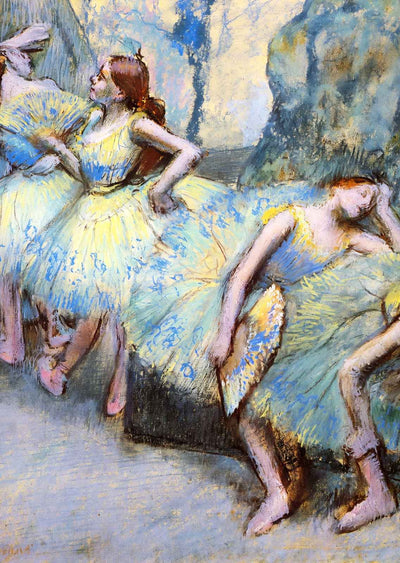 Ballet Dancers in the Wings 1900 Painting by Edgar Degas Art Print (6 Sizes)