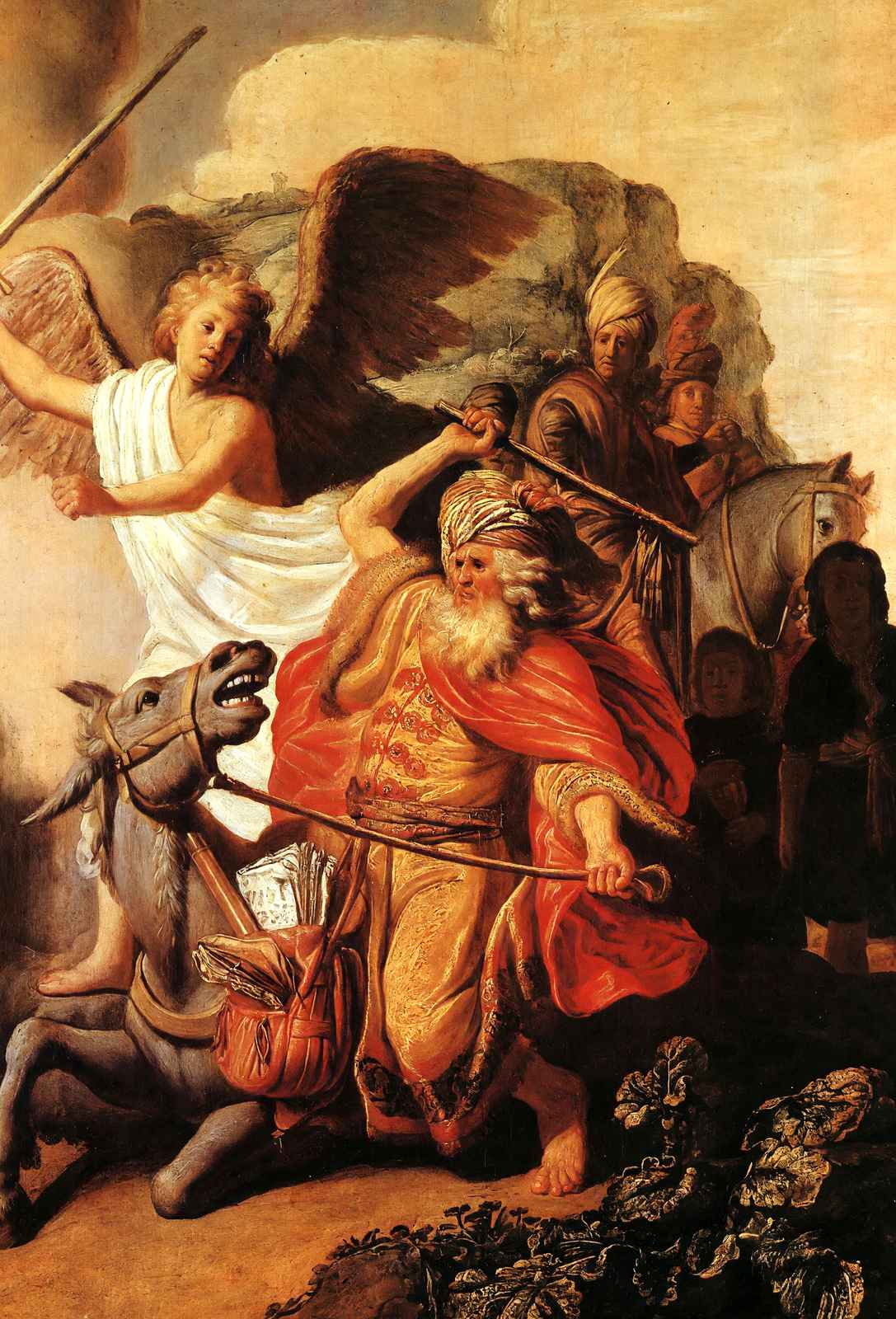 Balaam's Ass Art Print 1626 Painting by Rembrandt (6 Sizes) - Acid Free