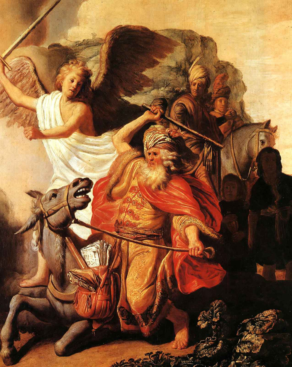 Balaam's Ass art print by Rembrandt (1626)