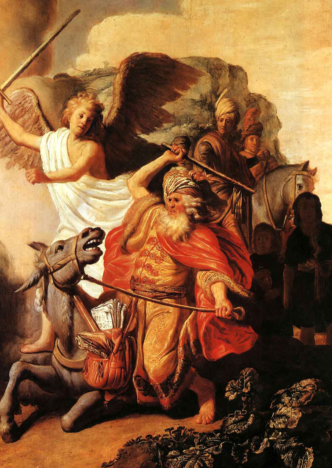 Balaam's Ass Art Print 1626 Painting by Rembrandt (6 Sizes) - Acid Free