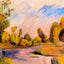 Banks of a River painting by Pierre-Auguste Renoir (1896)