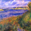 Banks of the Seine at Champrosay Art Print 1876 by Renoir (6 Sizes)