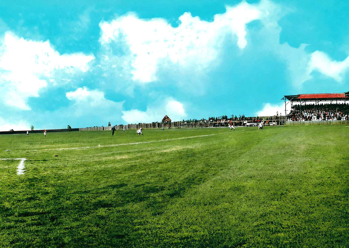 Baseball Park Alexandria LA in 1910 Vintage Print (7 Sizes) - Retouched
