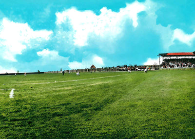 Baseball Park Alexandria LA in 1910 Vintage Print (7 Sizes) - Retouched