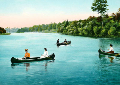 Bayou Chico Pensacola FL in 1904 Vintage Print (7 Sizes) - Archival Paper