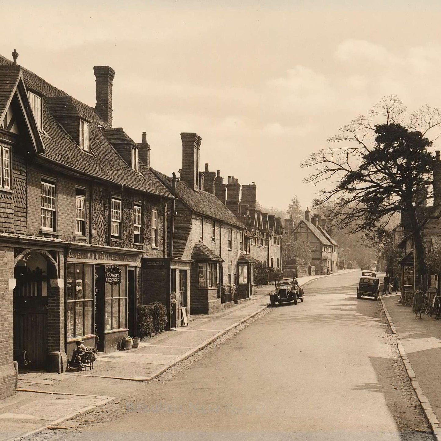 Beaulieu New Forest Vintage Print (7 Sizes) - Enhanced