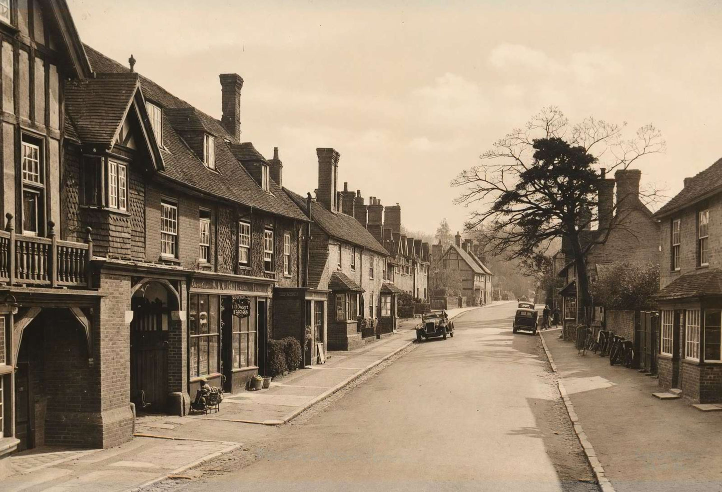 Beaulieu New Forest Vintage Print (7 Sizes) - Enhanced