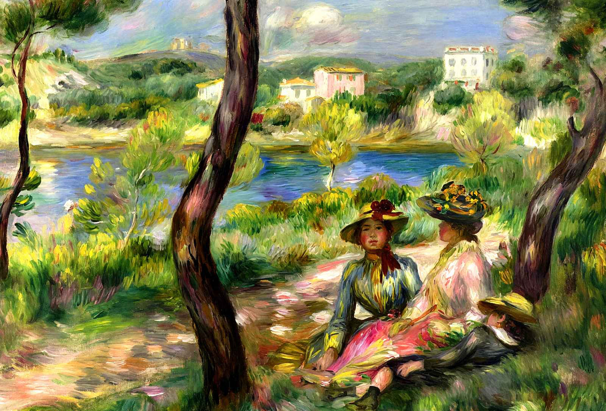 Beaulieu 1890 Painting by Pierre-Auguste Renoir Art Print (6 Sizes) - Acid Free