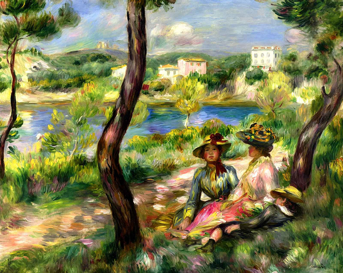 Beaulieu art print by Pierre-Auguste Renoir (1890)