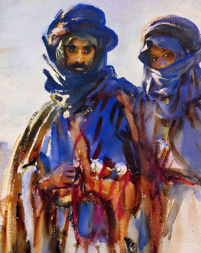 Bedouins painting print by John Singer Sargent (1905)
