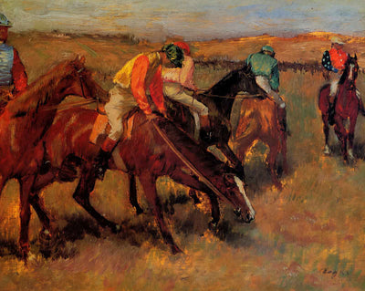 Before the Race (1882) art print by Edgar Degas (1882)