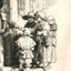 Beggars on the Doorstep of a House 1648 by Rembrandt Fine Art Print (6 Sizes)