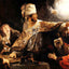 Belshazzar's Feast 1635 Painting by Rembrandt Fine Art Print (6 Sizes)