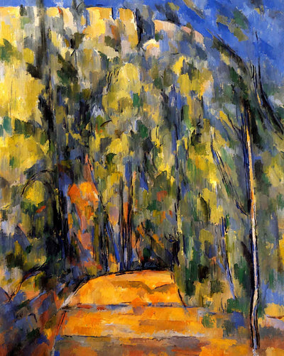 Bend in Forest Road art print by Paul Cezanne (1906)