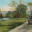 Walloomsac River Drive Bennington in 1907 Vintage Print (7 Sizes)