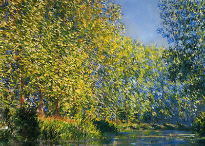 Bend in the River Epte 1888 Painting by Claude Monet Art Print (6 Sizes)