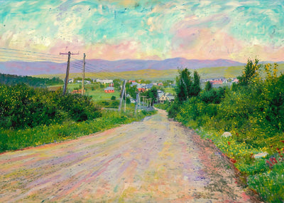 Descent from Mount Agassiz Bethlehem NH in 1911 Art Print (7 Sizes)
