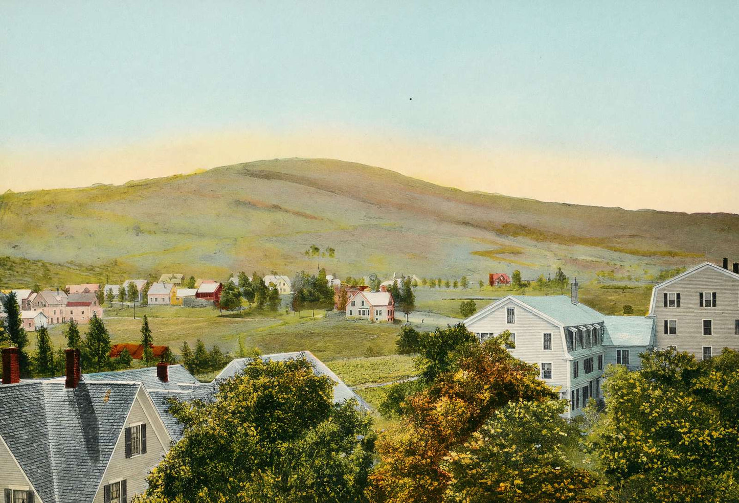 Mount Agassiz from the Village Bethlehem NH in 1911 Vintage Print (7 Sizes)