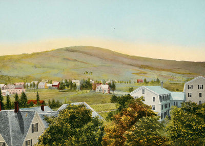 Mount Agassiz from the Village Bethlehem NH in 1911 Vintage Print (7 Sizes)