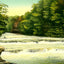 Big Falls Cuyahoga River Akron in 1907 Vintage Print (7 Sizes) - Restored