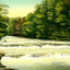 Big Falls Cuyahoga River Akron in 1907 Vintage Print (7 Sizes) - Restored
