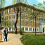 Birmingham High School Birmingham Alabama in 1906 Vintage Print (7 Sizes)