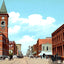 Second Avenue East from 18th Street vintage print