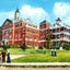 St Vincent's Hospital Birmingham Alabama in 1906 Vintage Print (7 Sizes)