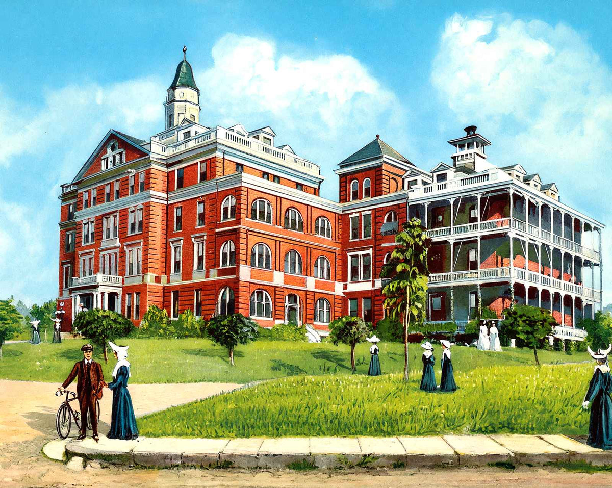 St Vincent's Hospital vintage print