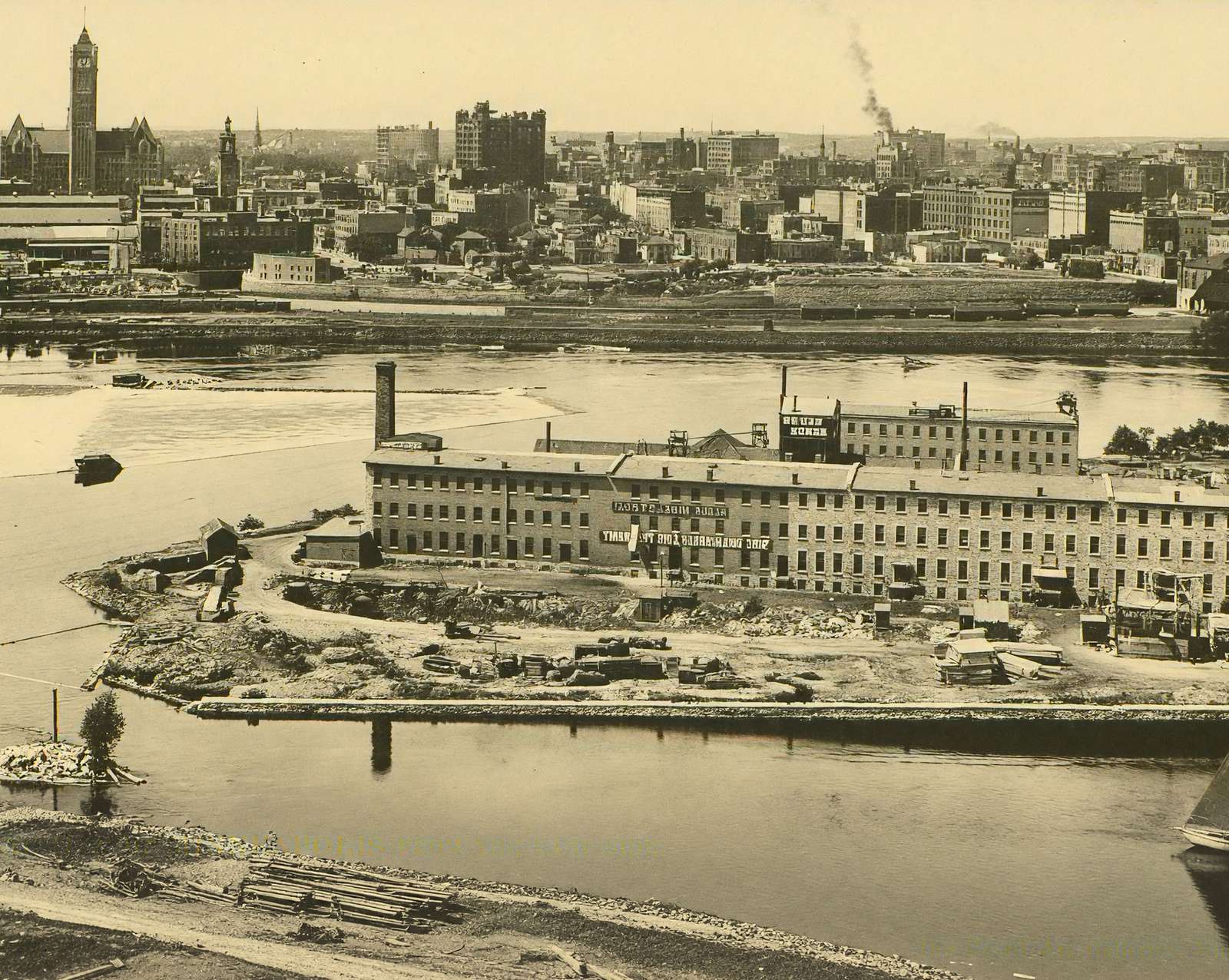 Bird's-Eye View of Minneapolis photo print