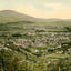 Bird's-Eye View Claremont NH in 1908 Vintage Print (7 Sizes) - Restored