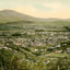 Bird's-Eye View Claremont NH in 1908 Vintage Print (7 Sizes) - Restored