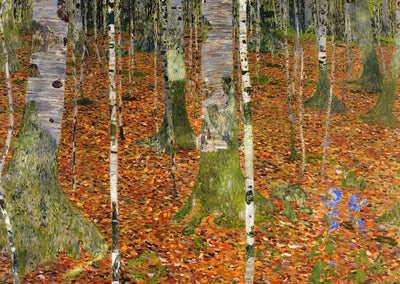Birch Forest 1903 Painting by Gustav Klimt Fine Art Print (6 Sizes)