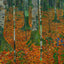 Birch Forest Fine Art Print Painting by Gustav Klimt Nature (6 Sizes) - Trees