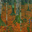 Birch Forest Fine Art Print Painting by Gustav Klimt Nature (6 Sizes) - Trees