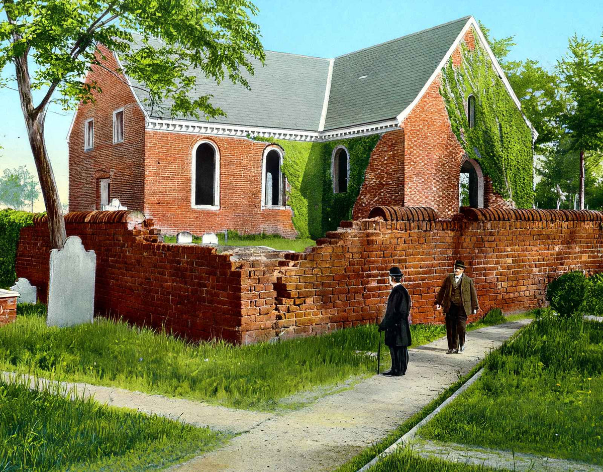 Blandford Church Petersburg VA in 1907 Vintage Print (7 Sizes) - Acid Free