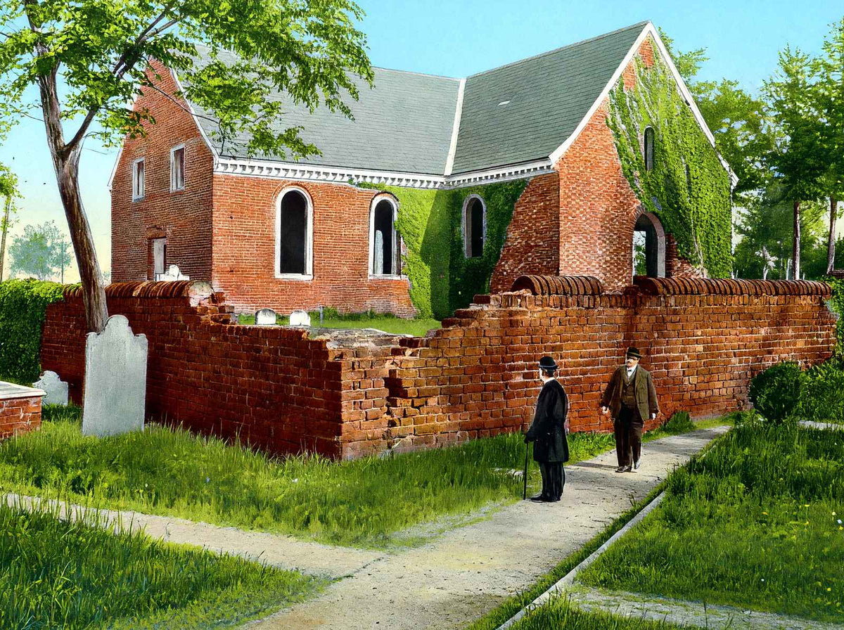 Blandford Church Petersburg VA in 1907 Vintage Print (7 Sizes) - Acid Free