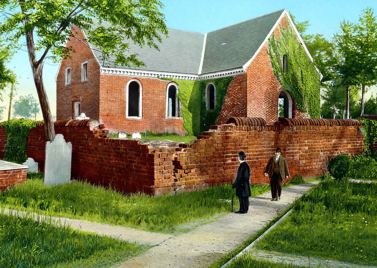 Blandford Church Petersburg VA in 1907 Vintage Print (7 Sizes) - Acid Free